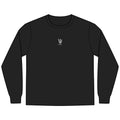Men’s Black Long Sleeve Tee – Minimalist Solitaire Paris Classique Design Printify