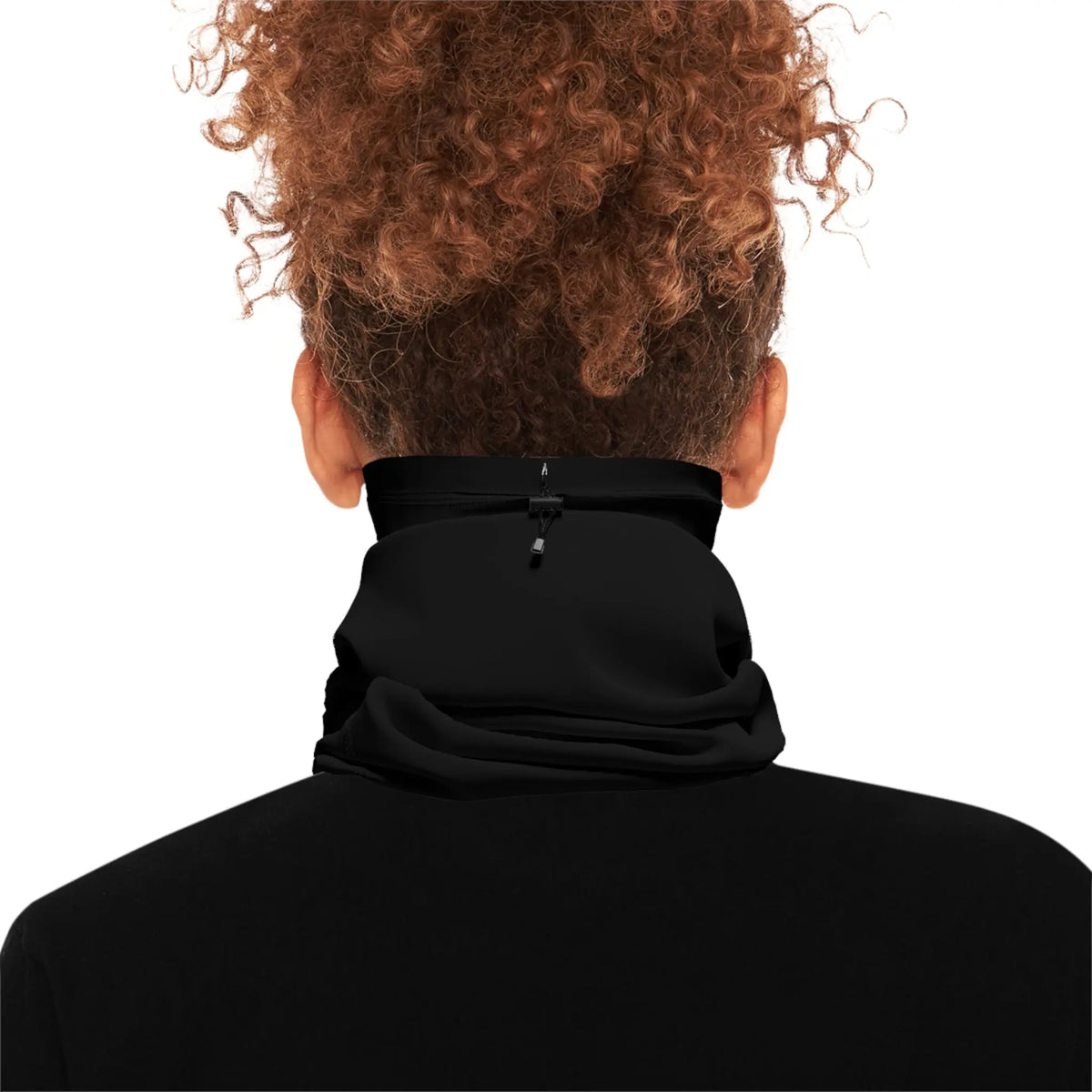 Solitaire Paris Classique Black Winter Neck Gaiter with Drawstring Printify